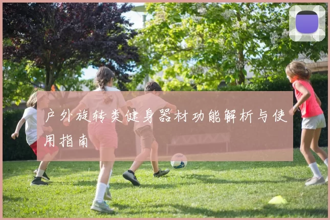 户外旋转类健身器材功能解析与使用指南