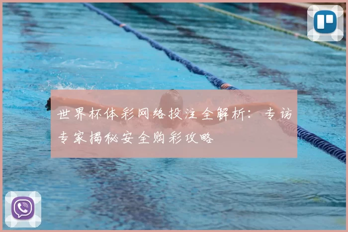 世界杯体彩网络投注全解析:专访专家揭秘安全购彩攻略