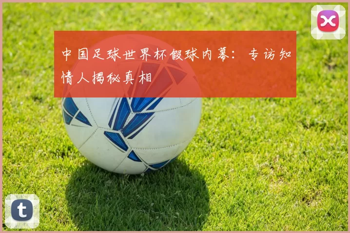 中国足球世界杯假球内幕：专访知情人揭秘真相