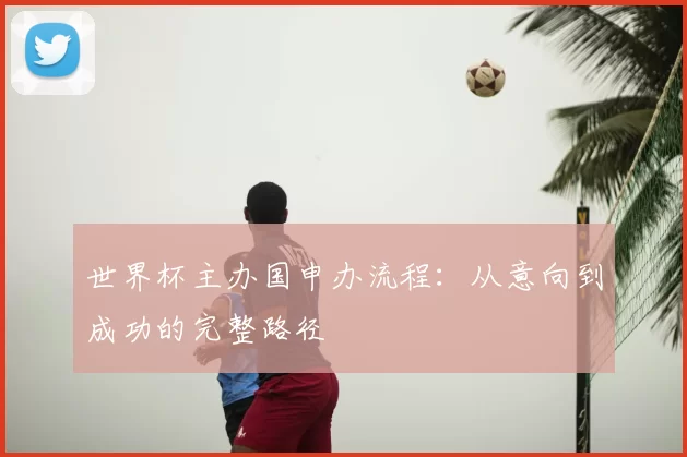 世界杯主办国申办流程:从意向到成功的完整路径